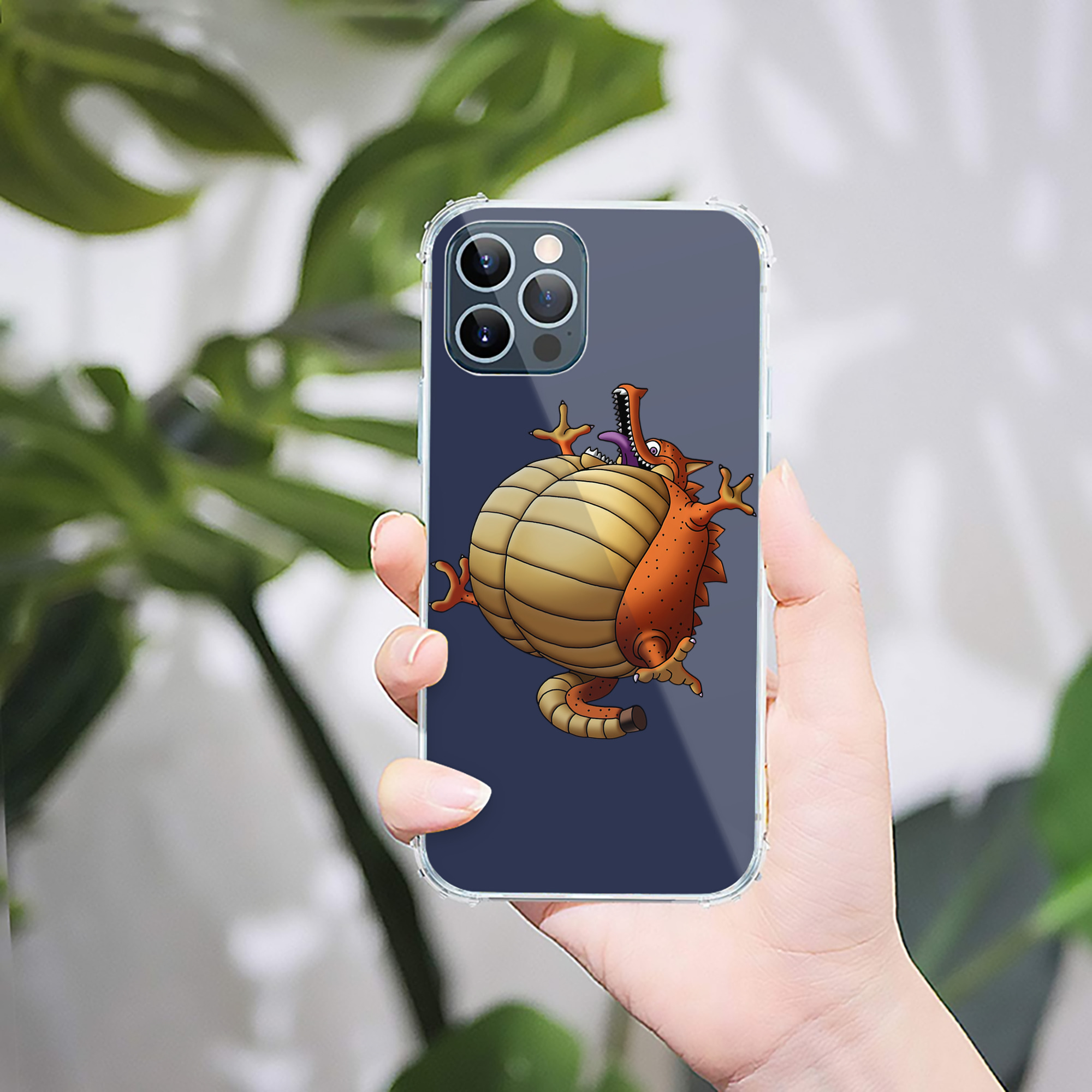 （画像用） ドラゴンクエスト Doragon Kuesuto Dragon Quest 【iPhone 12シリーズ対応】透明スマホケース（クリアソフトケース）